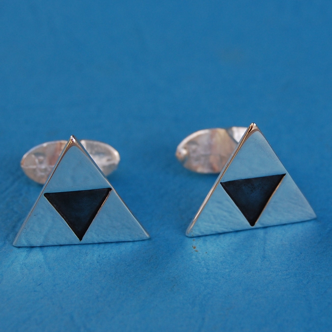 Sterling silver Zelda cufflinks
