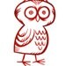 OWL 9"x12" Original gouache painting by illustrator Mike Gorman