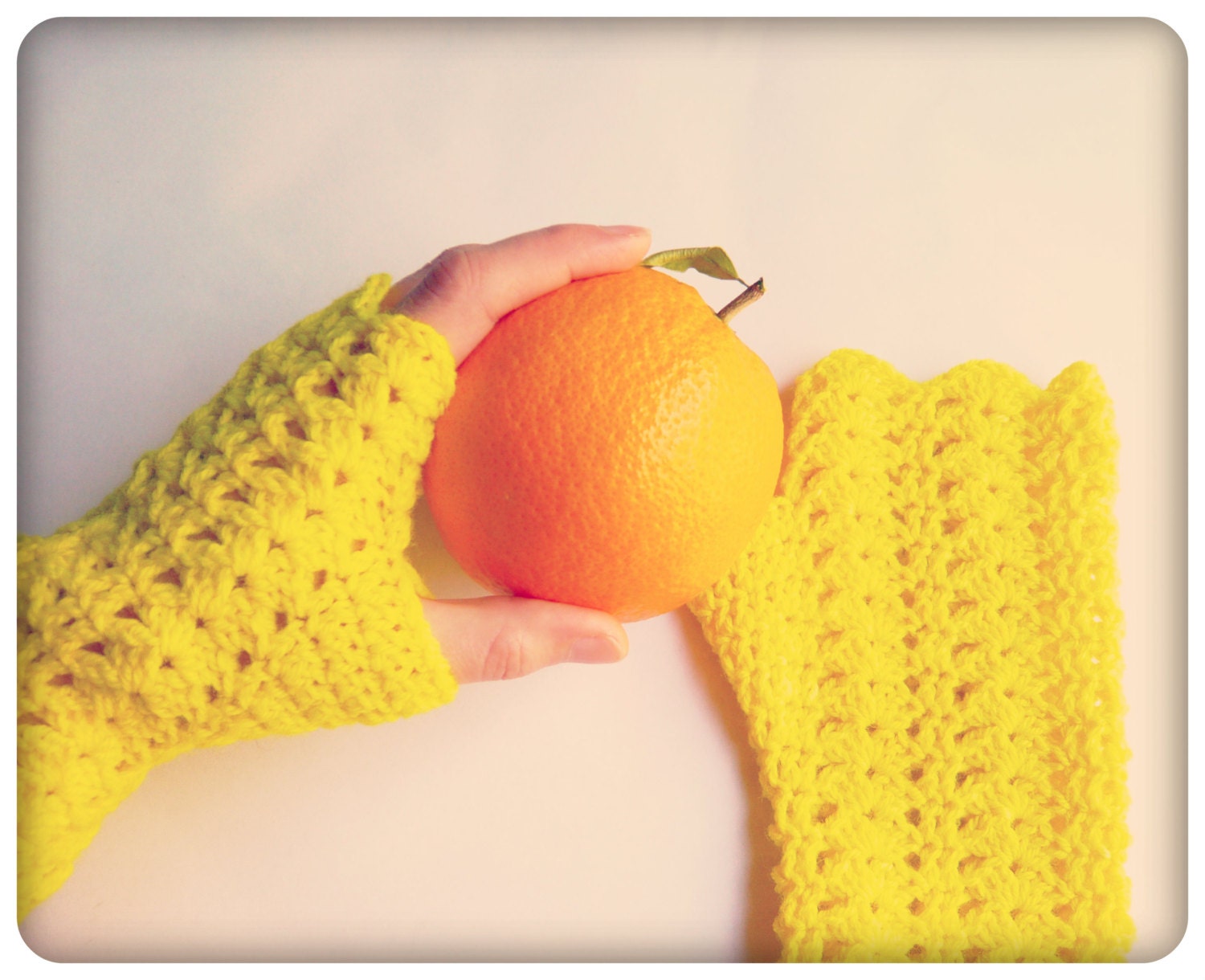 Glorieux Crochet PATTERN PDF Fingerless Gloves Mitts Digital Email