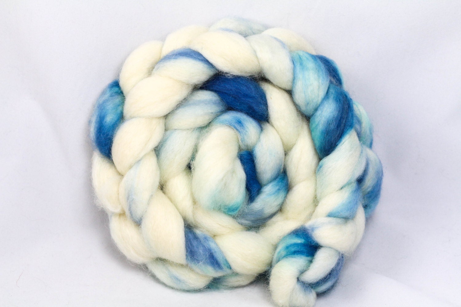 NEW Ethereal Handdyed Superwash BFL Roving- 4.3oz