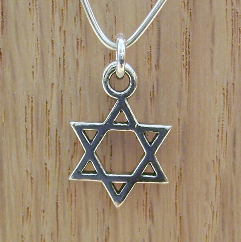 Star of David Sterling Silver Charm - Silver Star Charm