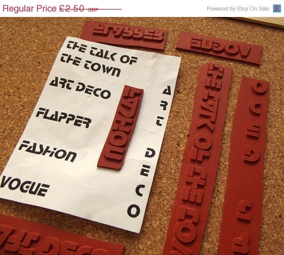 Art Deco type stamps