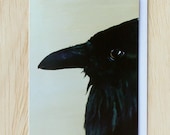 Depths Of The Netherworld - crow NOTE CARD