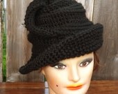 Instant Download Crocheted Pattern Hats for Women - Crochet Hat Pattern PDF for the Virginia Womens Steampunk Hat - Permission To Sell