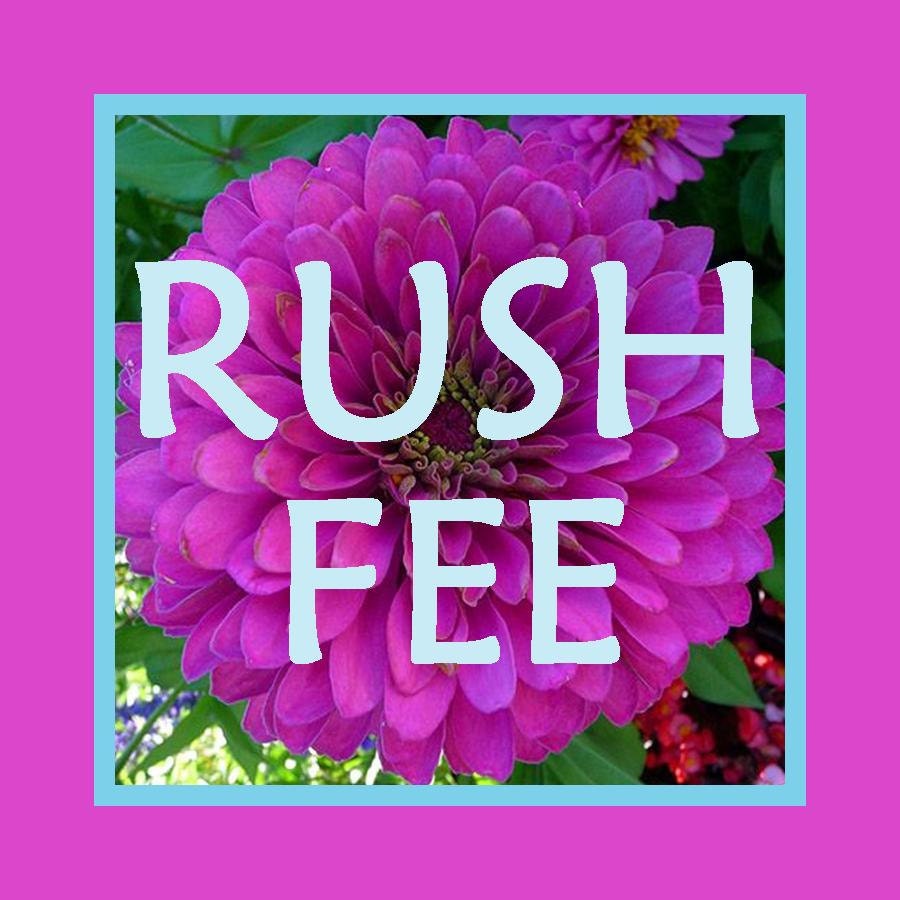 RUSH service is an add on to your order Please purchase to speed up your order