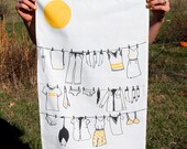 Clothesline Organic Cotton Tea Towel