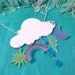 Acrylic Cloud Necklace