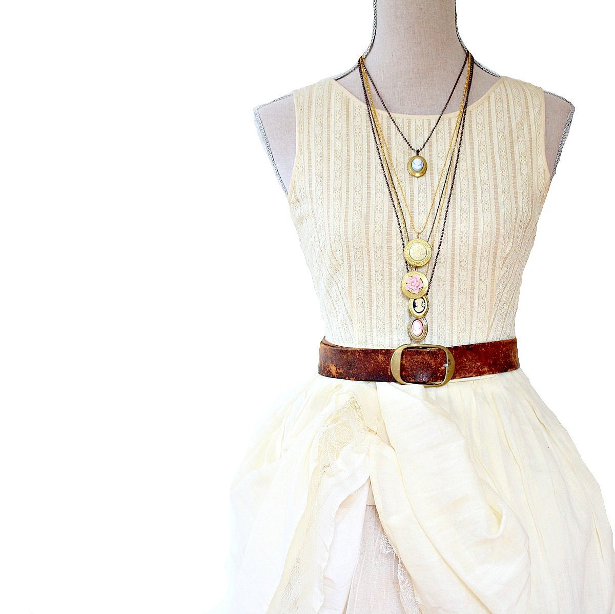 Cameo Locket Necklaces