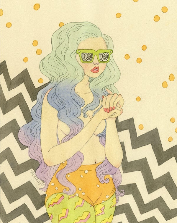 The static in front of your dreams - 8x10 matte giclee print