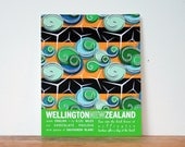 Wellington New Zealand Travel Poster