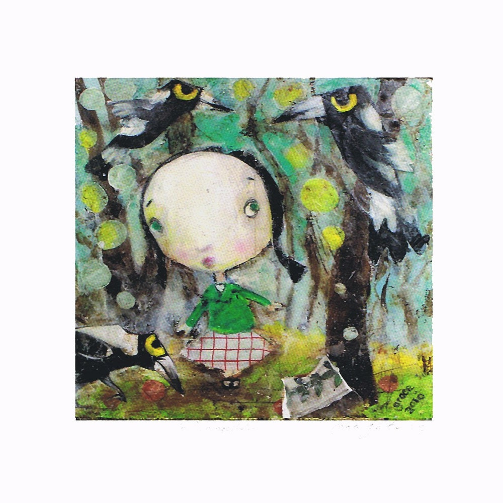 art print, 'In Dunmoochin', print from my original painting,open editon