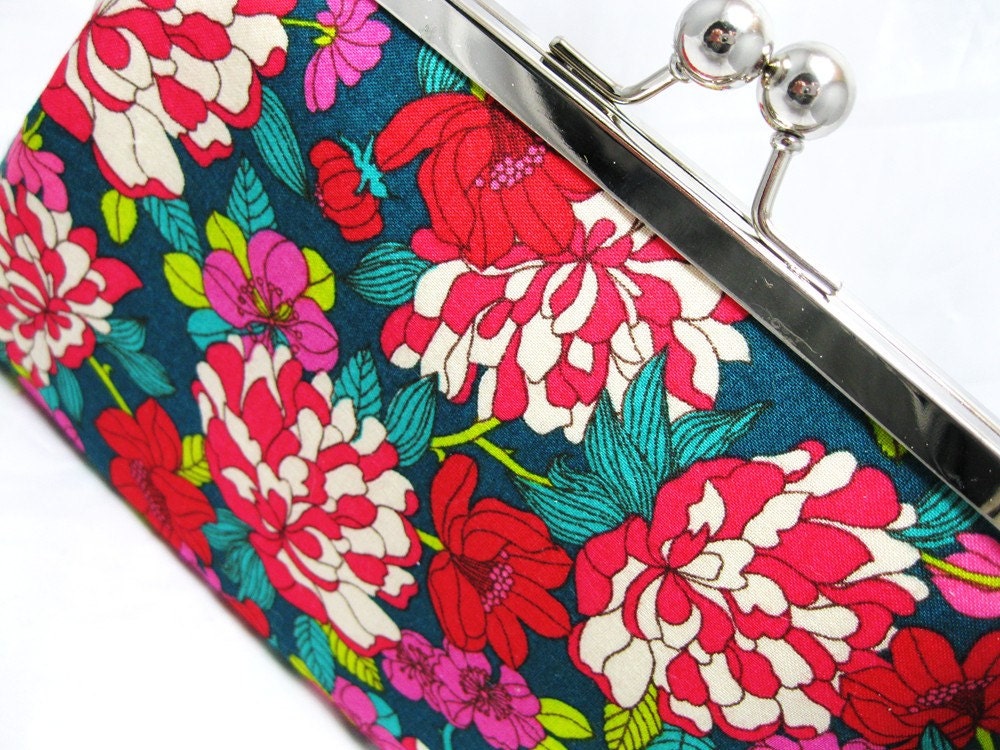 Coupon Organizer Purse Summer Liberty of London Copeland Magenta