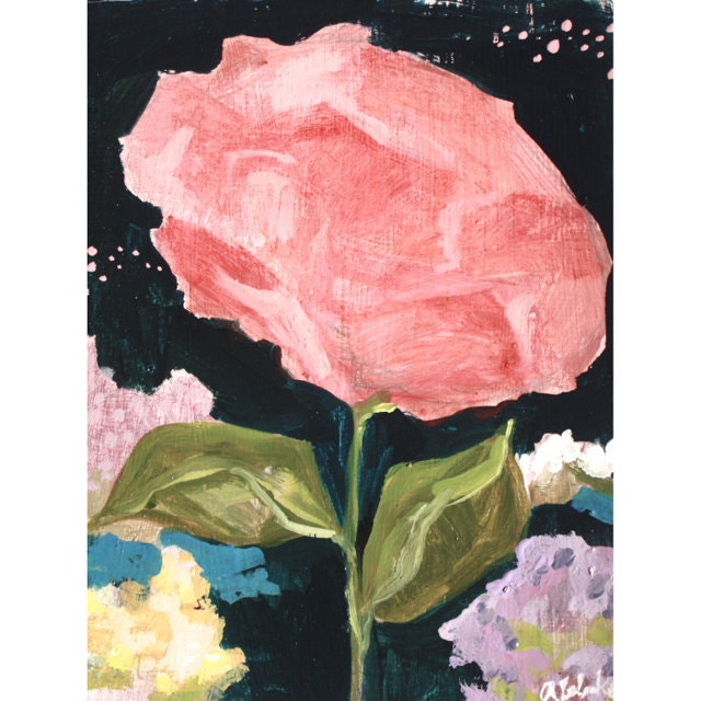 floral no. 7 - original oil painting