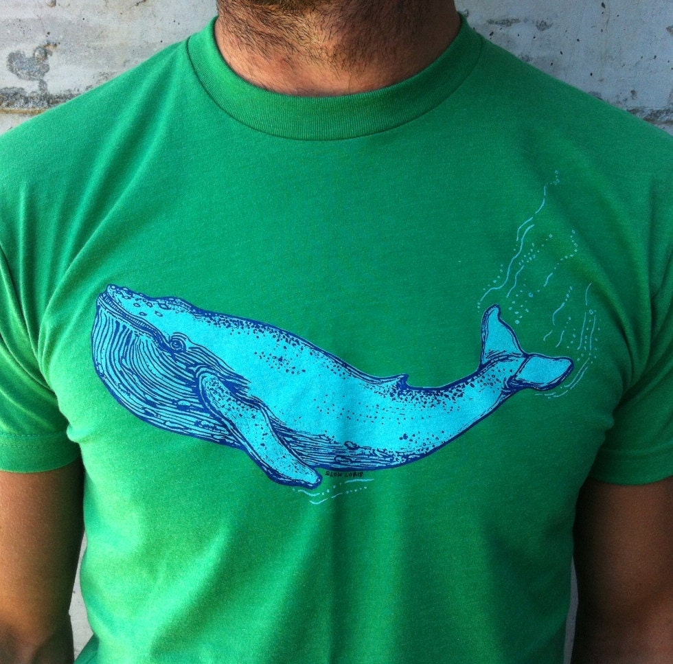 Blue whale tee