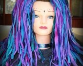 Wool Dreadfalls Mermaid Blues and Purples
