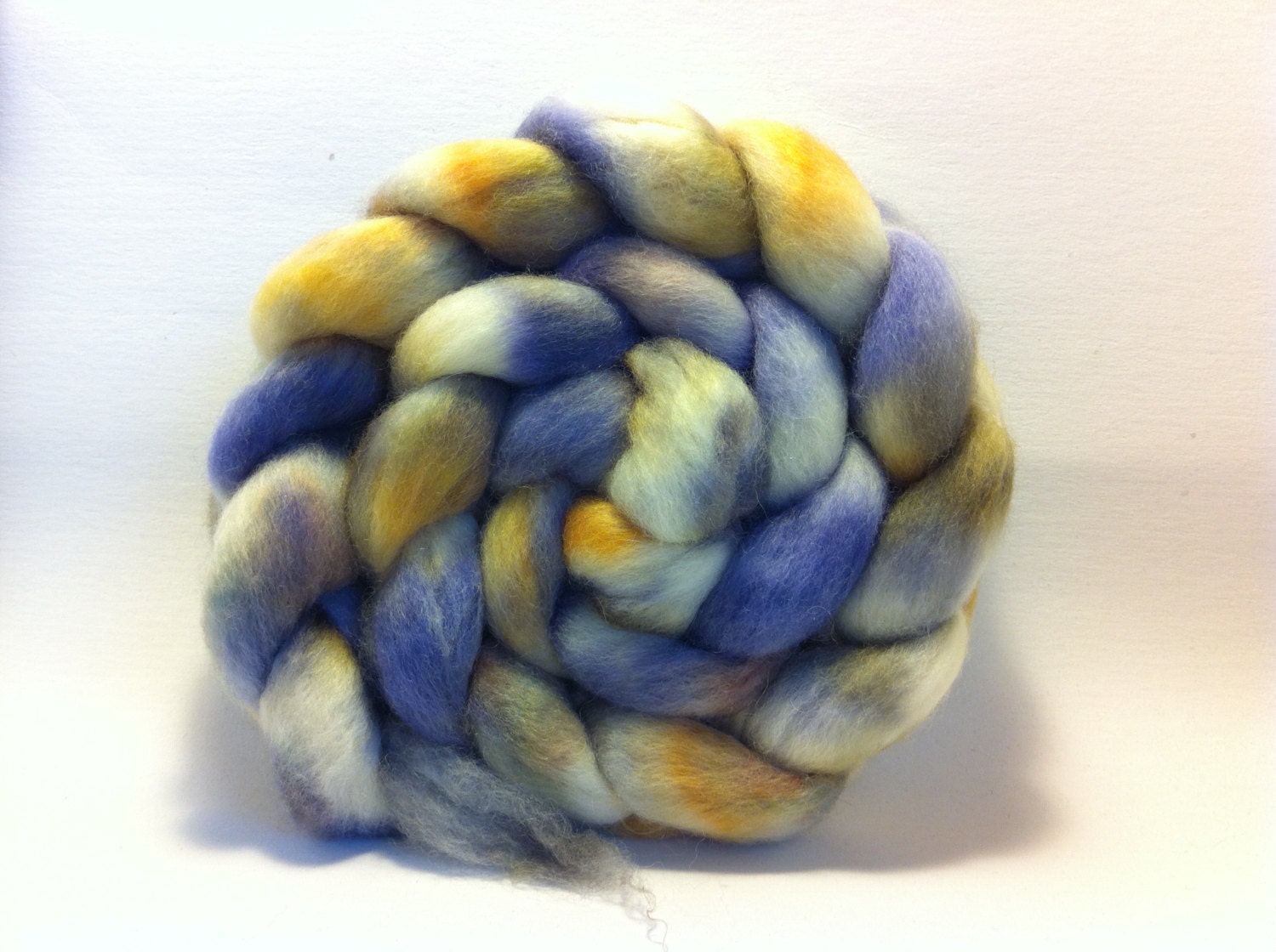 Pressed Lavender - BFL fiber for spinning and felting