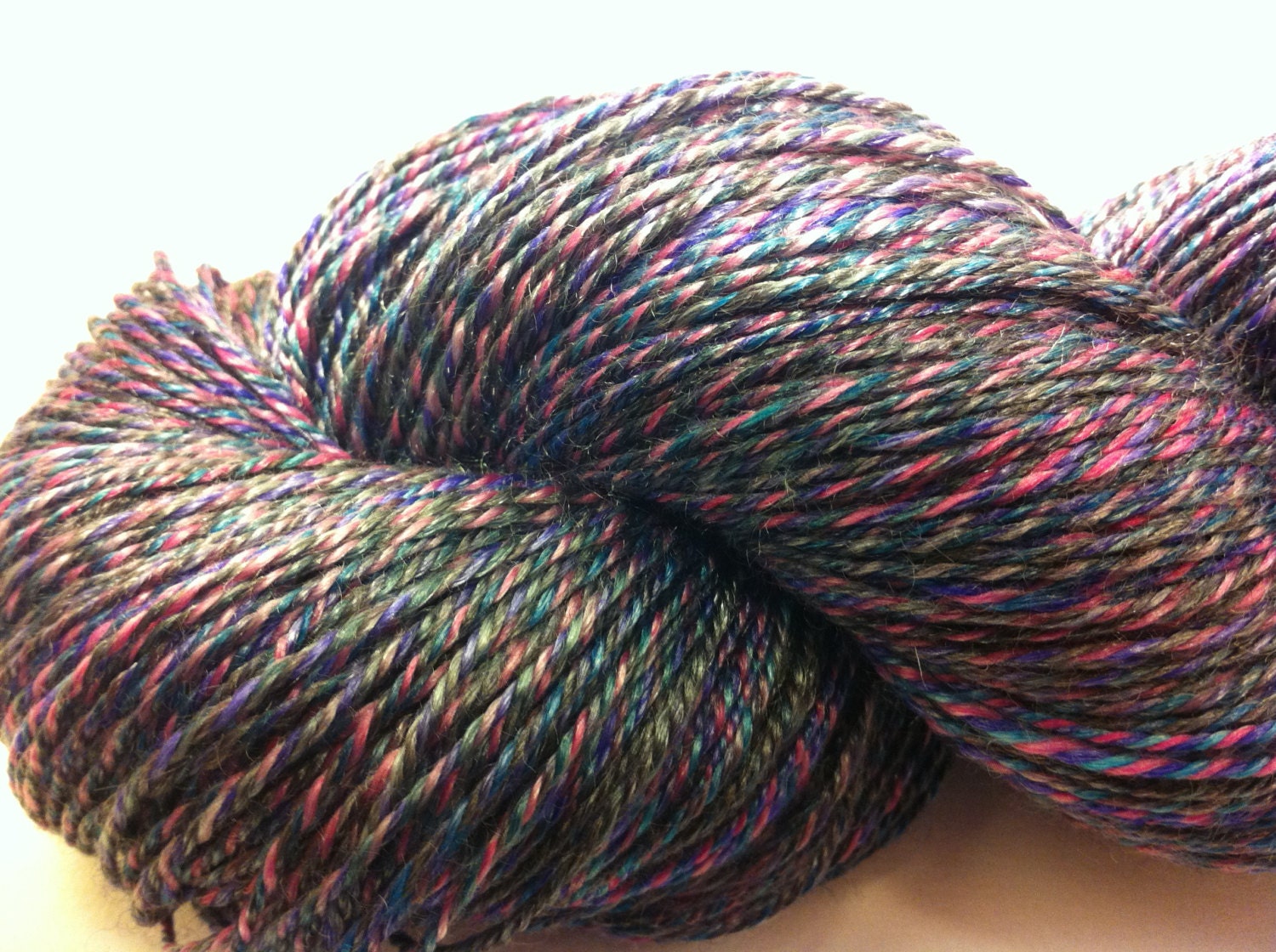 Handspun Yarn - 3-ply 450 Yards - Galaxies .1 - Merino/Tencel