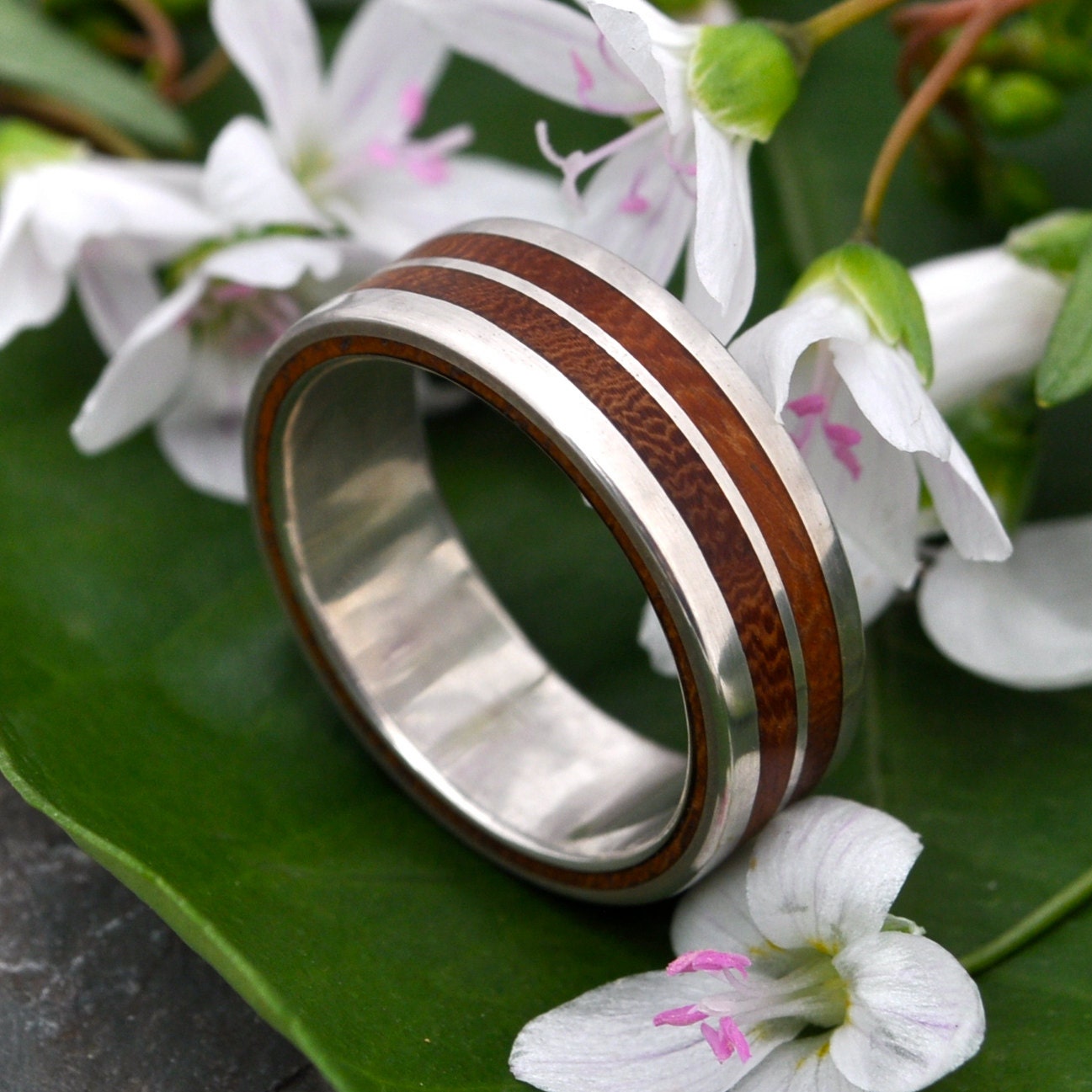 Lados Linea Moran Wood Ring -  ecofriendly wood wedding ring