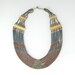 Ethnic Multi Strand Beaded Scoop Necklace