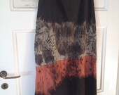 Two Tone Celestial Bodies Skirt