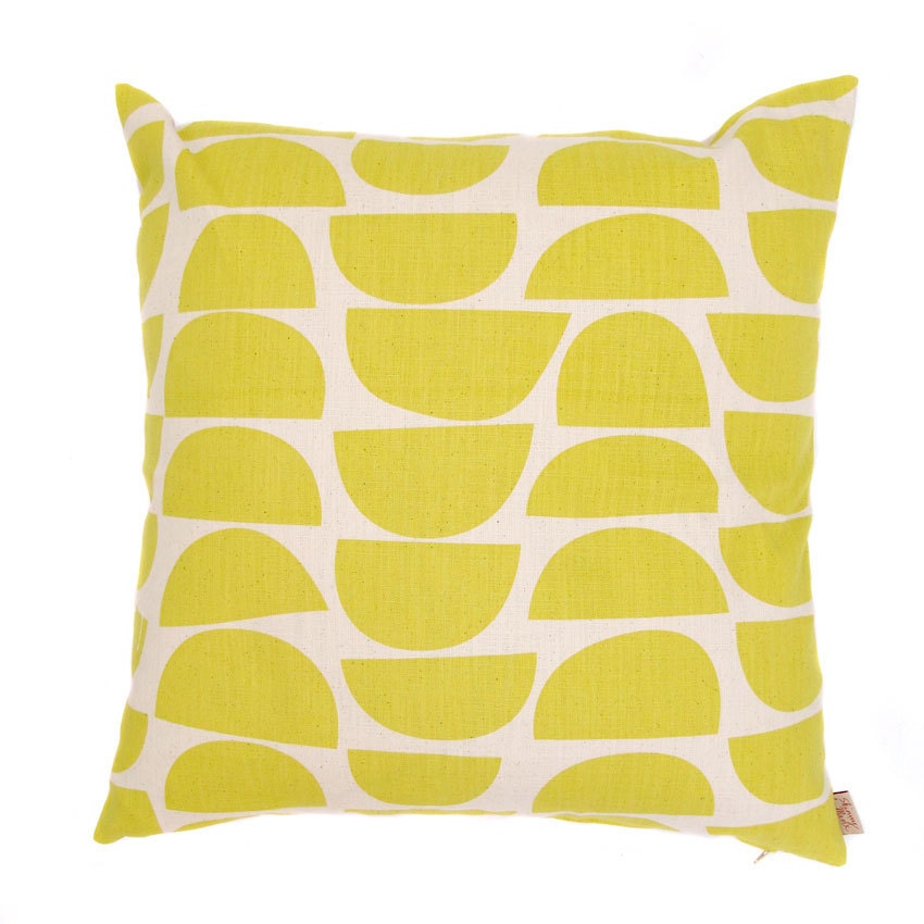 Cushion cover - Bowls in Lemon Slice