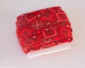 handmade single fold bias tape vintage bandana
