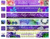 Custom Shop Banner and Avatar Design for Etsy