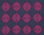 Anna Maria Horner Field Study Collection Coordonites Dots Cotton Fabric by the yard Midnight Blue Gray Purple