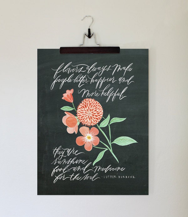 18"x24" poster size flower print