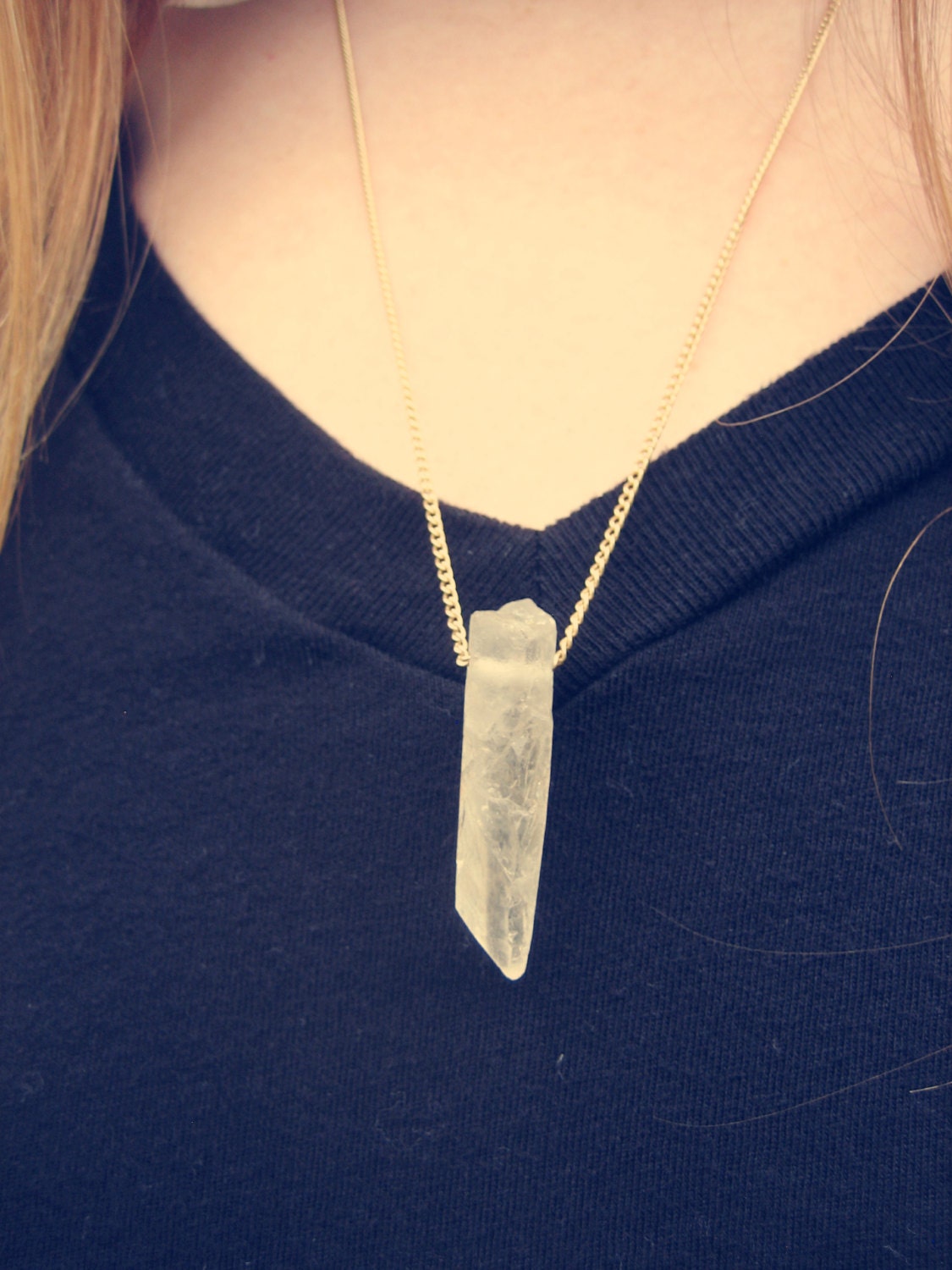 Clear Crystal Necklace