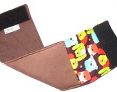 Pad Built in WATERPROOF style SPOTNOTZ Male Dog Belly Band Diaper in Custom Sizes 9" to a 17 inch waist