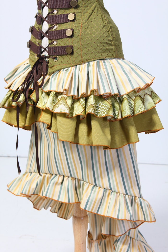 Spring Grass Green Tieranny Skirt
