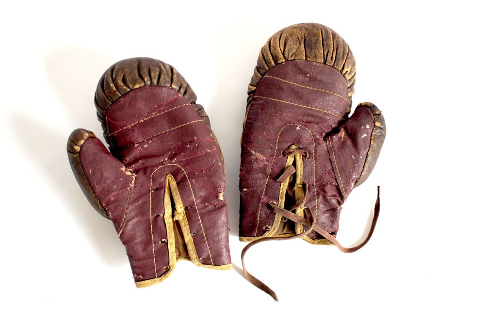 Antique Children's Boxing Gloves