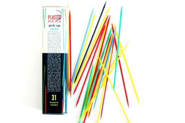 Vintage Pick-Up Sticks // Whitman's Pix Pix // Rainy Day Game