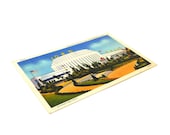 Chicago World's Fair Ford Expo Linen Postcard