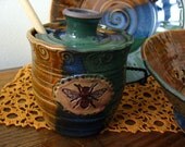 Honey Jar with Dipper