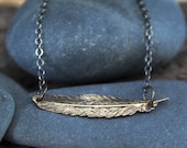 feather love . a so i fly necklace