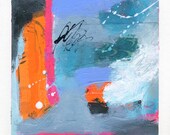 Blue Abstract Painting - Abstract on Paper - Original Abstract - Abstract Art