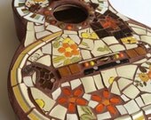 He Picks Me Daisies Mosaic Guitar