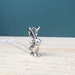 sterling silver jackalope necklace