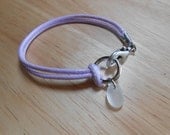 RESERVED For ANDREA Sea Glass Jewelry - Nautical Ring Bracelet - TRAVELLER