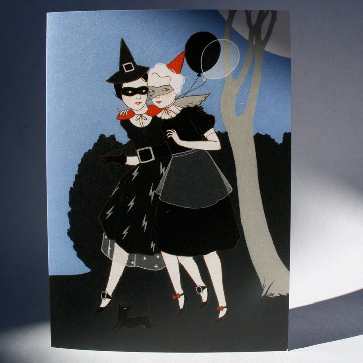 You Wouldnt Believe Us - blank greeting card with red french flap envelope