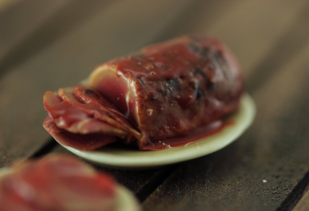 Roast Beef - 1/12 Scale Dollhouse Miniature Meal