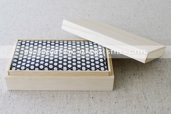 Wooden gift box - JAPANESE STYLE - C TYPE