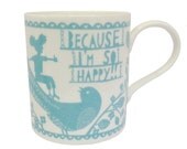 Happy/Naughty, Ceramic Mug