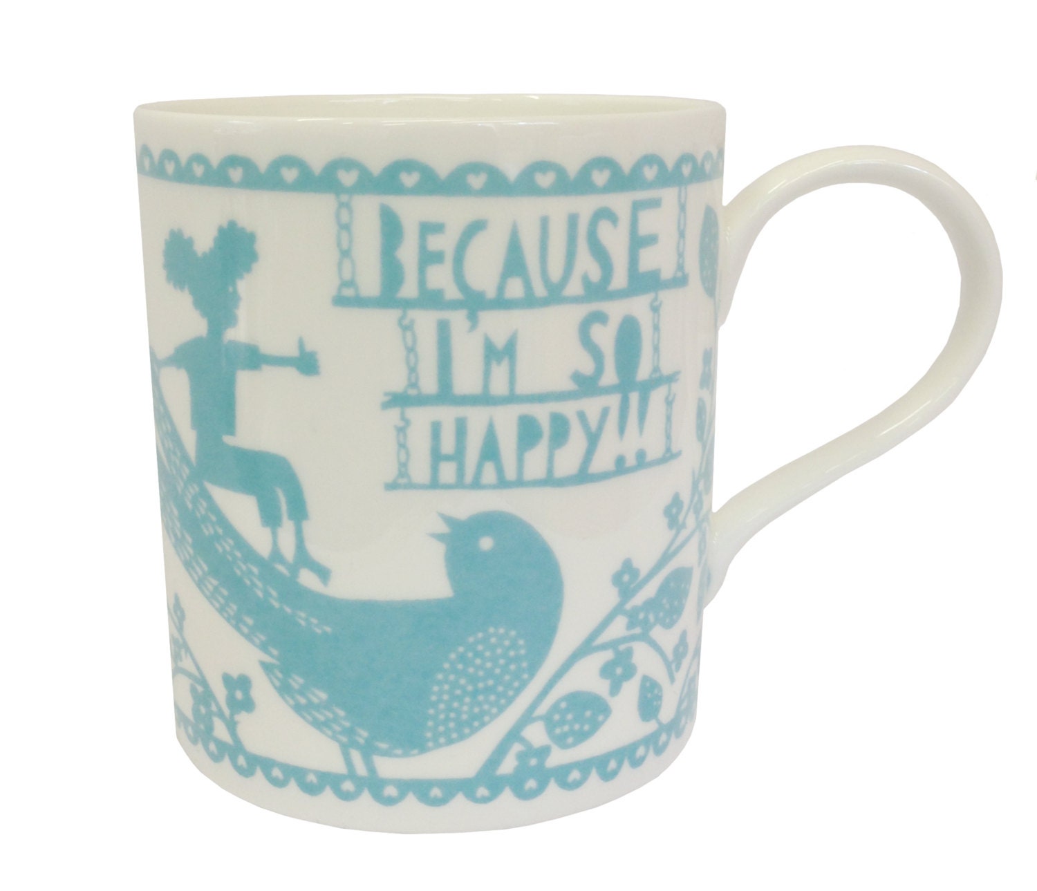 Happy/Naughty, Ceramic Mug