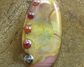 Handmade Lampwork Glass Focal Bead -Organic Shards- by Jason Powers SRA
