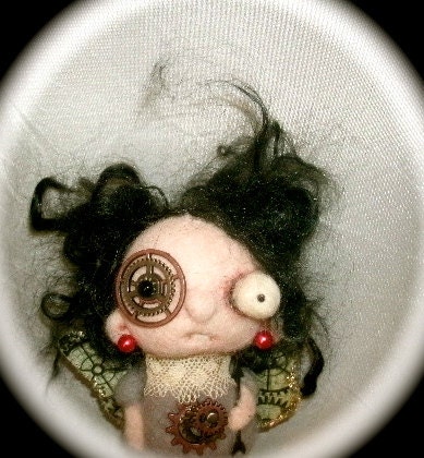 Steampunk Fairy  Ooak art doll