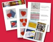 PDF Instructions/Pattern  for Needle Book and Heart Felt Ornament