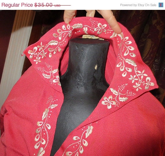 ON SALE Vintage 1960s Luisa Spagnola Pure Silk Blouse Skirt Set